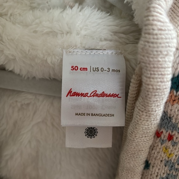 Hanna Andersson Gnome Jacket/knit sweater baby - Picture 3 of 4